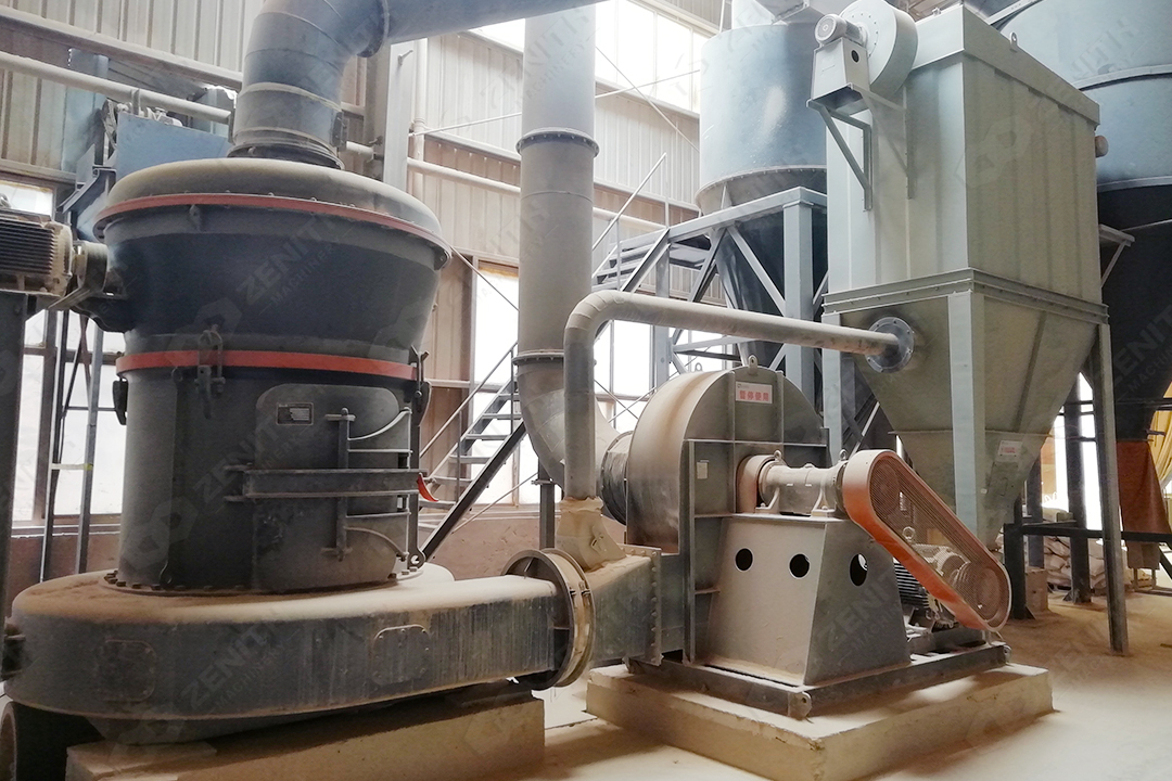 MTW Series trapezium mill in operation