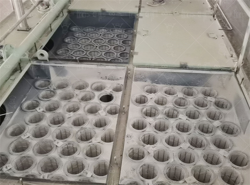 Technician conducting performance tests on a ZENITH XZM Ultrafine Mill